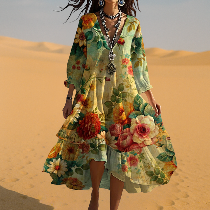 Beatrice | Elegant Floral Dress