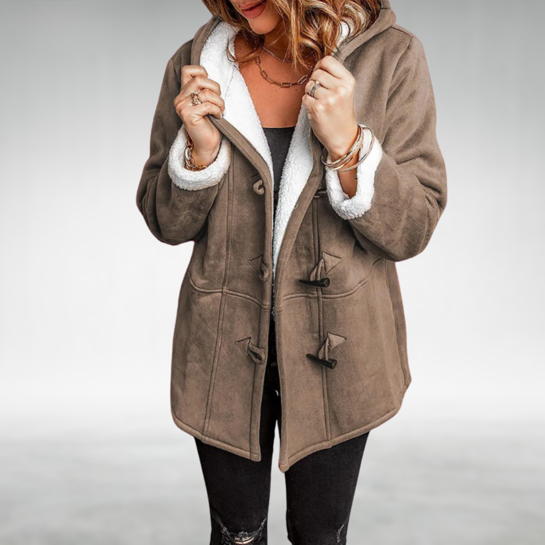 Amara | Fleece-Lined Toggle Coat