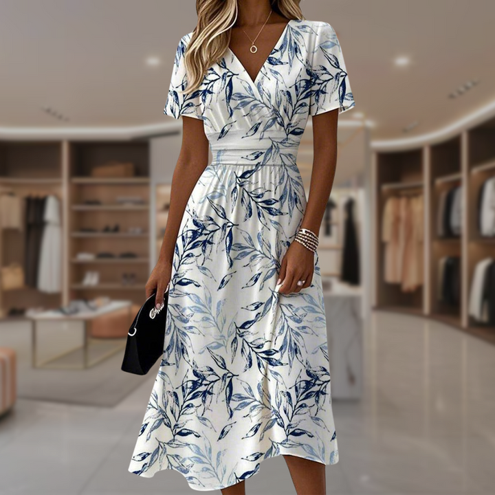 Megan | Elegant Floral Dress