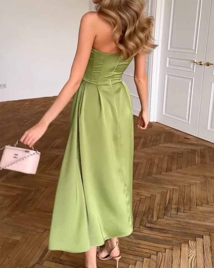 Aerith | Strapless Elegant Dress