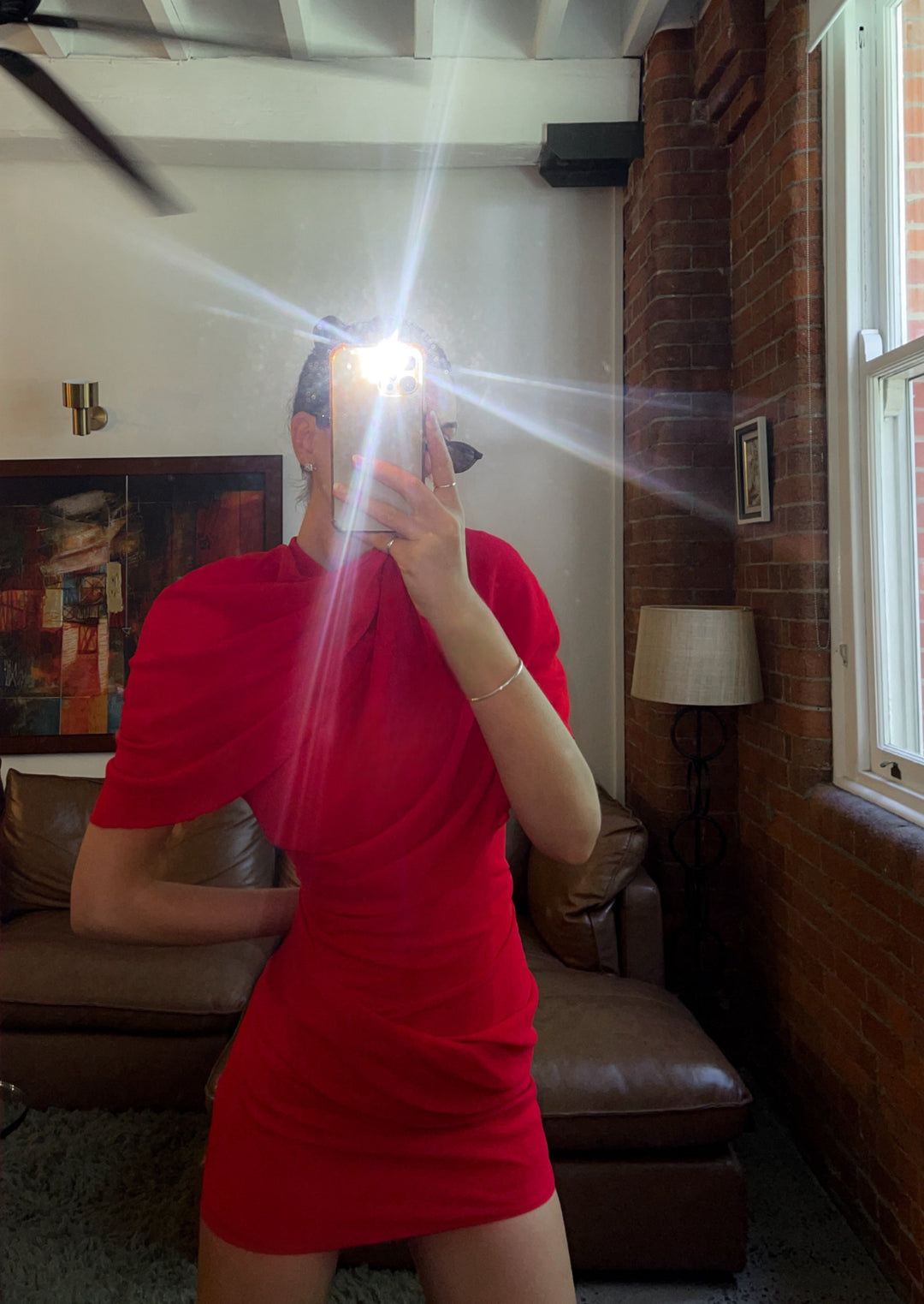 Kiri - Asymmetrical Pleated Mini Dress