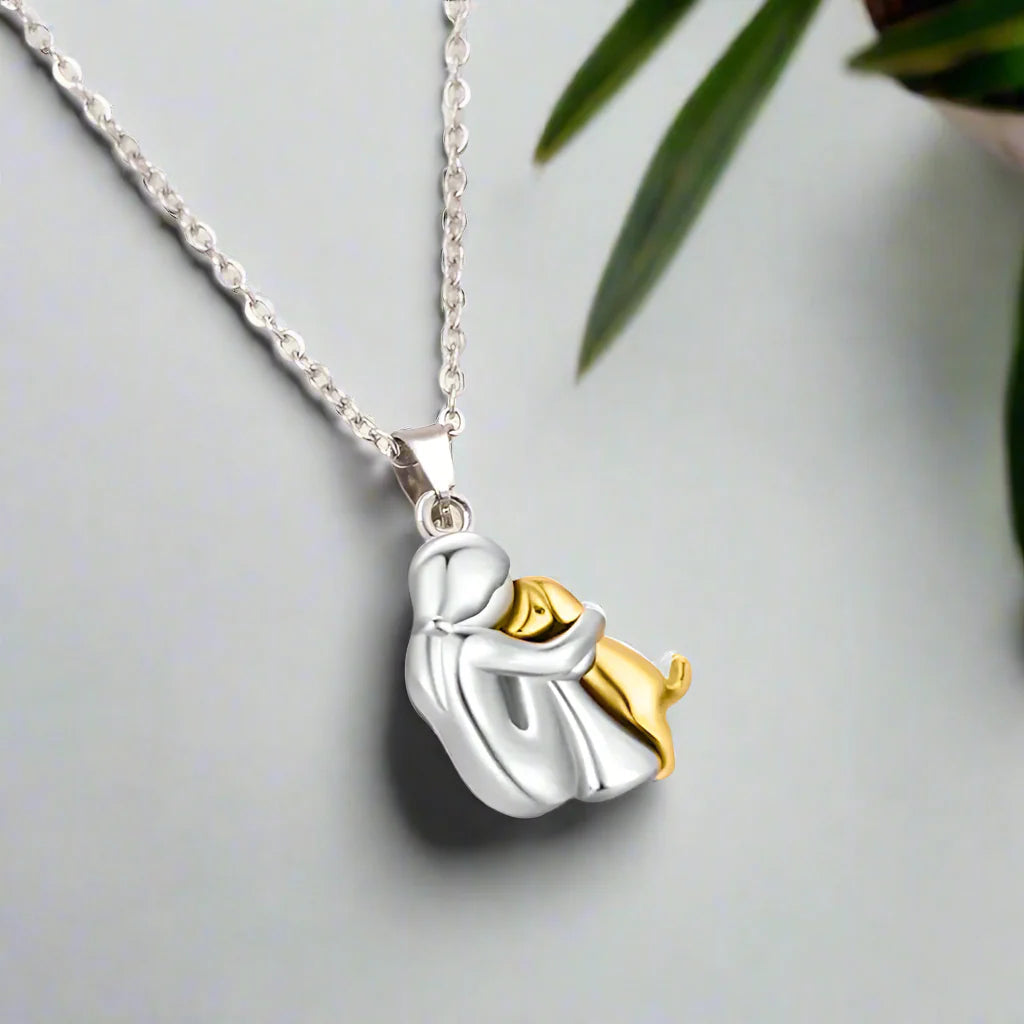 James & Claire | Dog Embrace Necklace