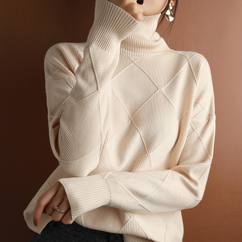 Zoe | Women's Large Wool Sweater