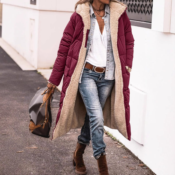 Harper | Long Fleece-Lined Winter Coat