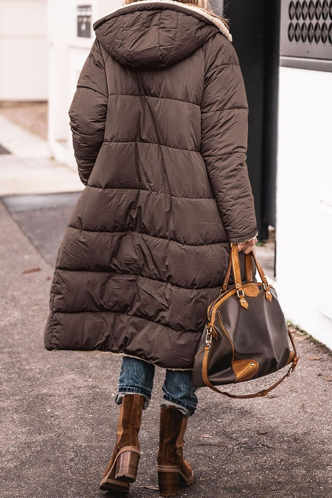 Harper | Long Fleece-Lined Winter Coat