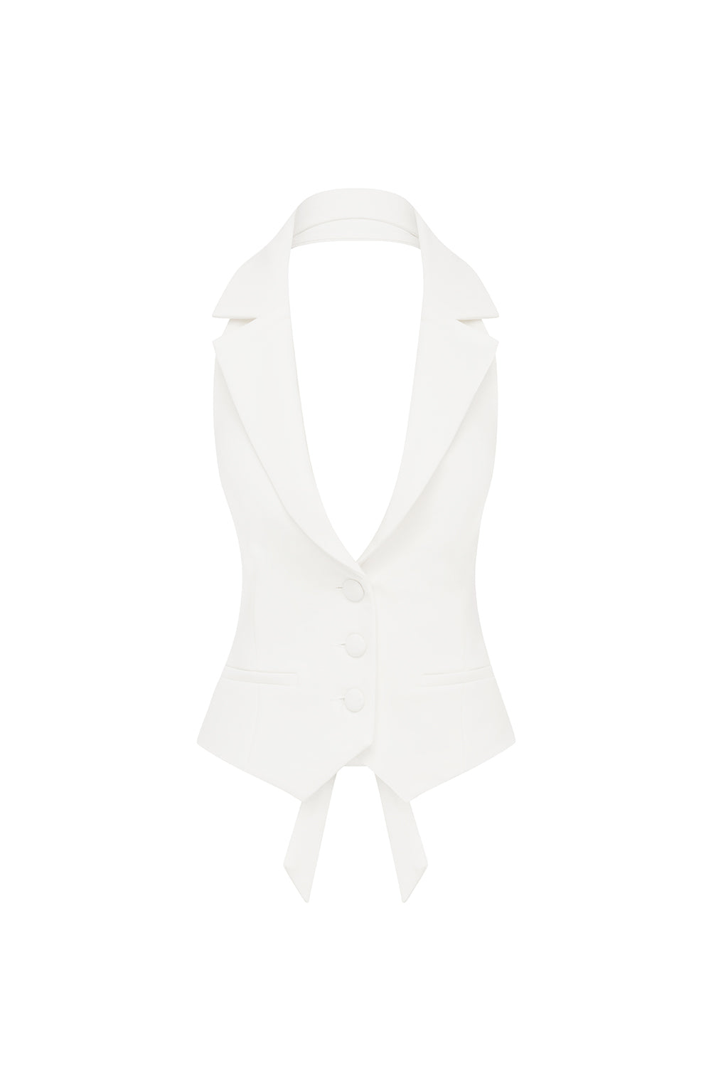 Ashlyn - Halter-neck Collar Top