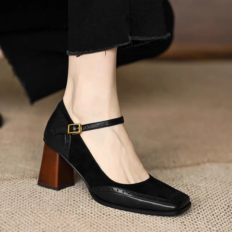 Ellie | Classic Leather Pumps