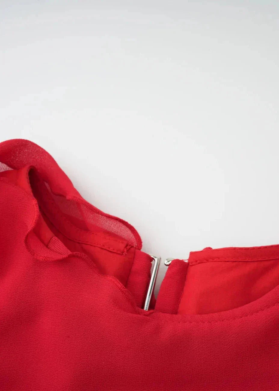 Kiri - Asymmetrical Pleated Mini Dress