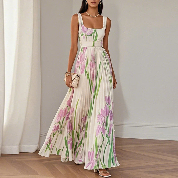 Isla | Elegant Floral Maxi Dress