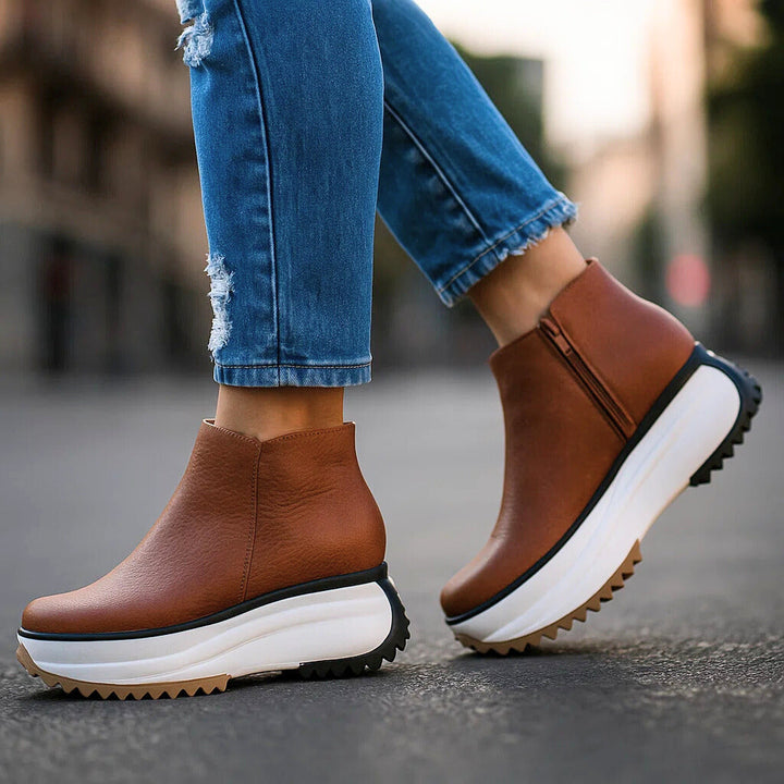 Fiona | Platform Ankle Boots