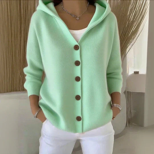 Janet | Trendy Hooded Cardigan