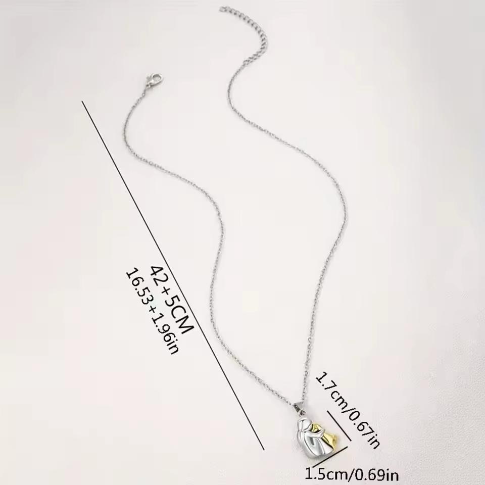 James & Claire | Dog Embrace Necklace