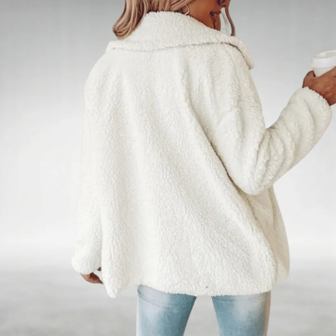 Lori™ Cozy Leopard Teddy Coat