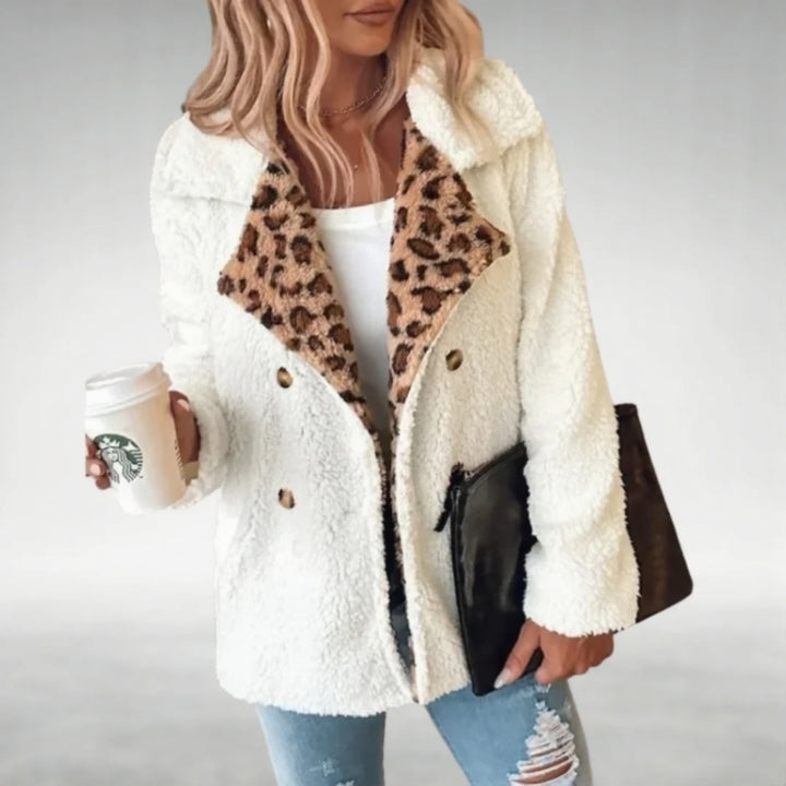 Lori™ Cozy Leopard Teddy Coat